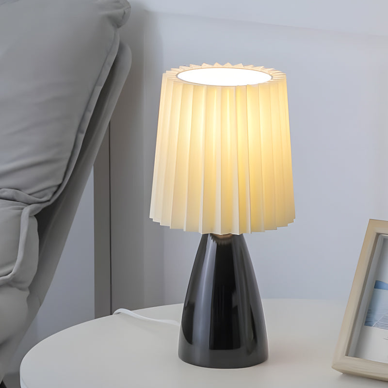 GlasDimm | Elegante USB dimmbare Tischlampe mit Glasfuß | Karnz