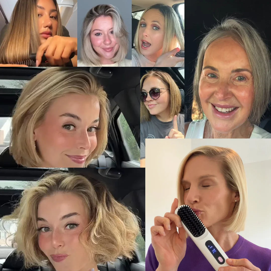 Thermischer Styling-Bürste für kurzes Haar & Pony | Karnz
