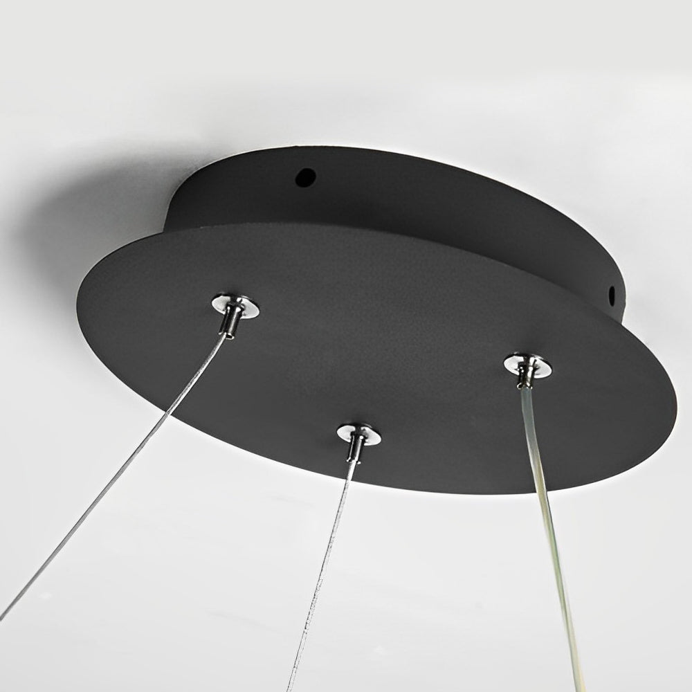 Moderner LED Kronleuchter mit Dimmfunktion – Pendelleuchte für Esszimmer und Wohnzimmer | Karnz