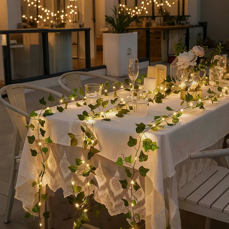 Karnz | Botanische Girlande Licht