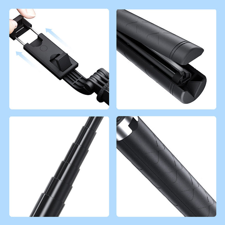 Selfie-Stick mit LED-Fülllicht | Karnz