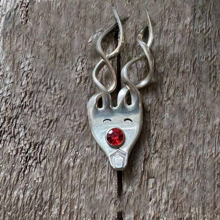 Lustiger Gabel Rentier Ornament | Karnz