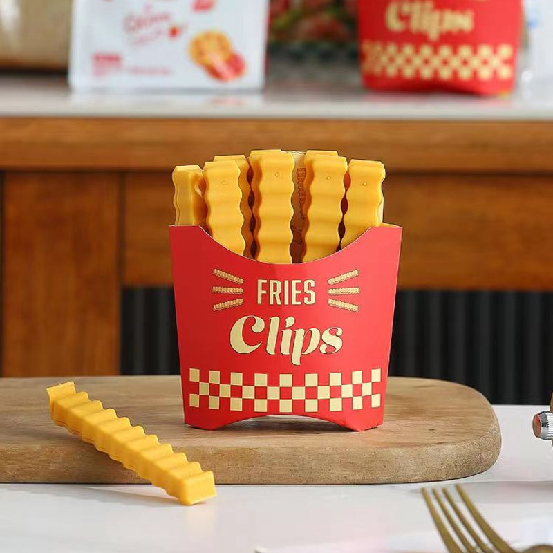 Lustige magnetische Pommes-Frites Lebensmittel Verschlussclip | Karnz