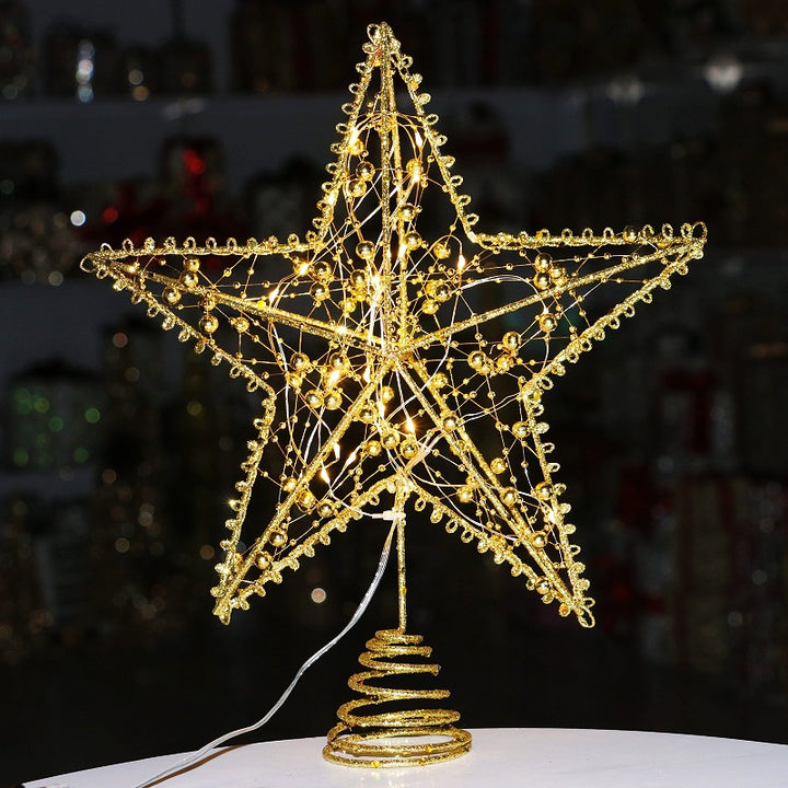 Weihnachtsbaum-Sternaufsatz aus Eisen