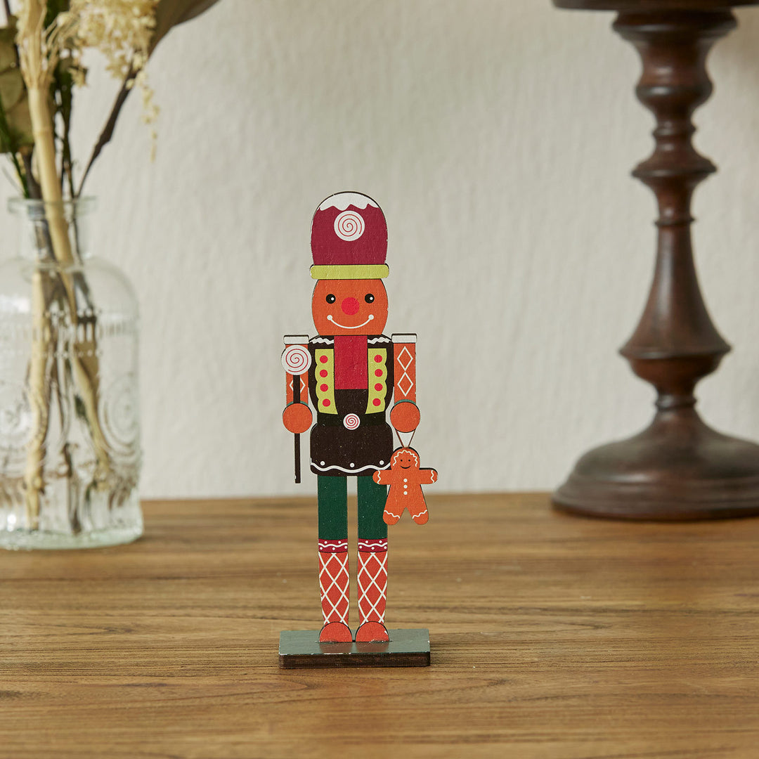 Dekorativer Holz-Nussknacker Soldat für Weihnachten