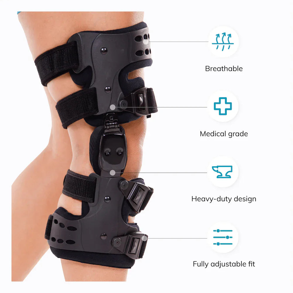 Osteoarthritis Relief Kniebandage | Mediale und laterale OA Unterstützung für Knorpel-auf-Knorpel Arthritis Schmerzen