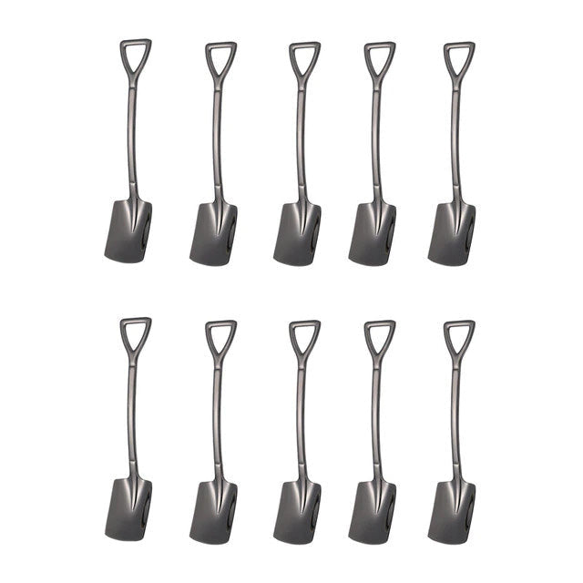 10PCS Kaffeelöffel Schaufel Dessertlöffel Teelöffel Rührlöffel | Karnz