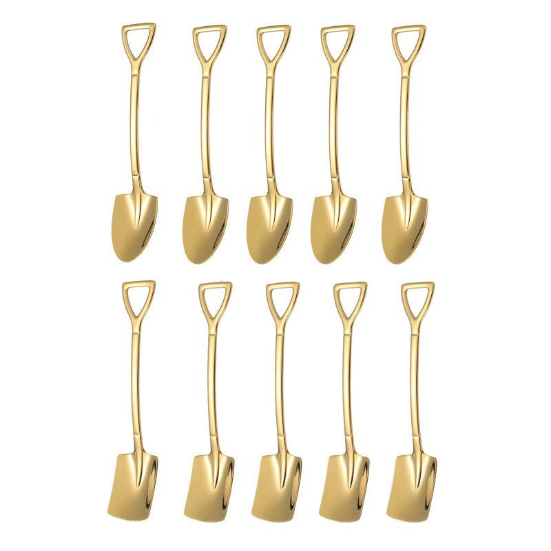 10PCS Kaffeelöffel Schaufel Dessertlöffel Teelöffel Rührlöffel | Karnz
