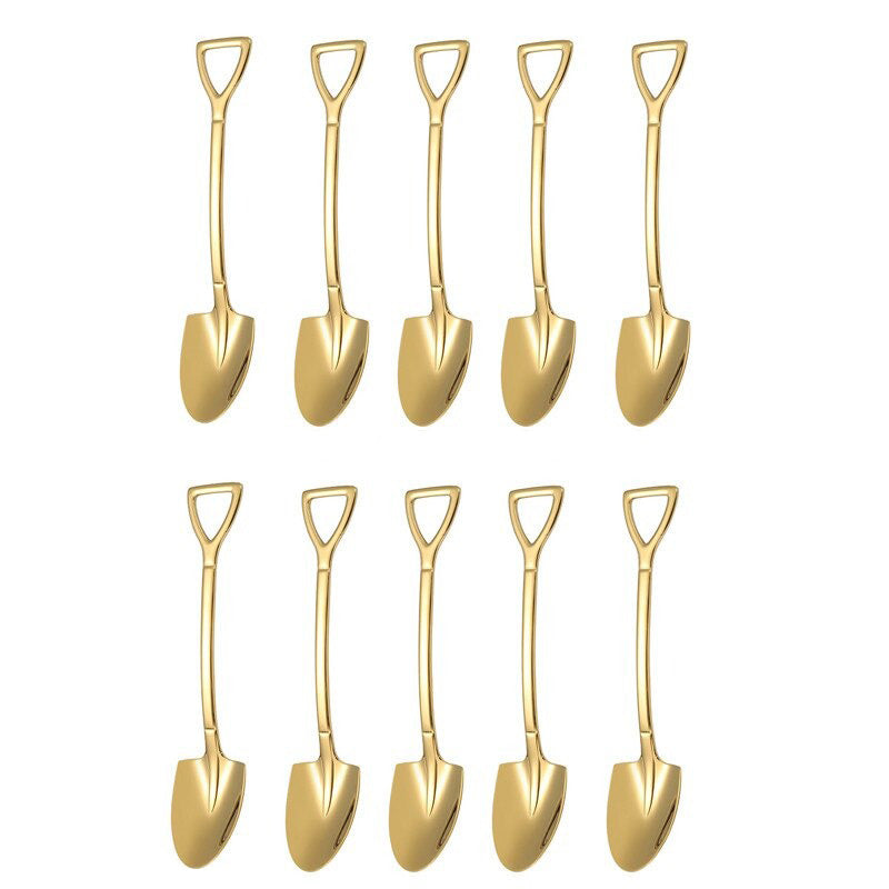 10PCS Kaffeelöffel Schaufel Dessertlöffel Teelöffel Rührlöffel | Karnz
