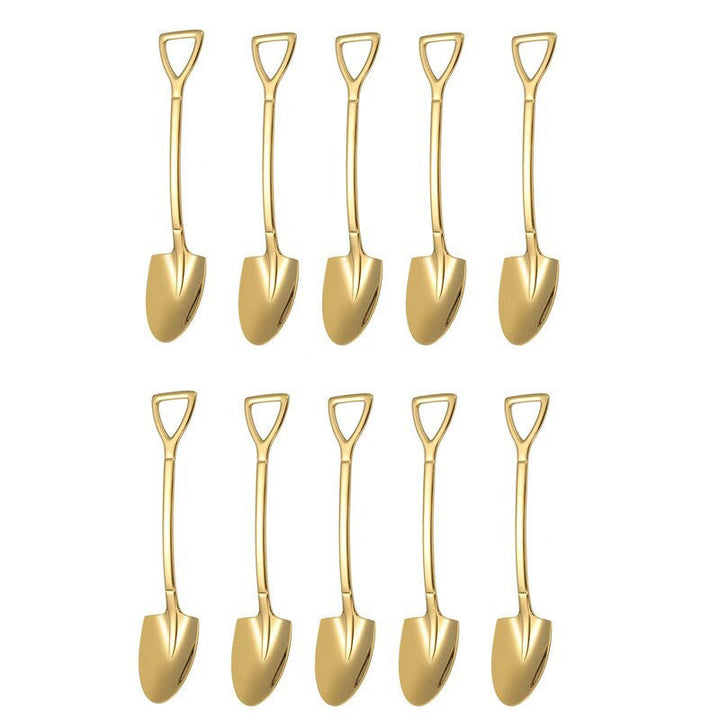 10PCS Kaffeelöffel Schaufel Dessertlöffel Teelöffel Rührlöffel | Karnz