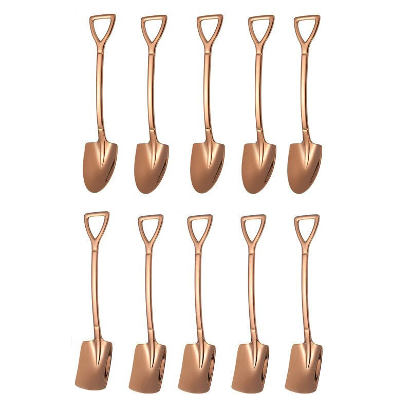 10PCS Kaffeelöffel Schaufel Dessertlöffel Teelöffel Rührlöffel | Karnz