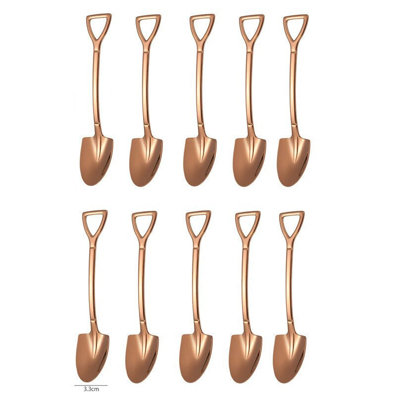10PCS Kaffeelöffel Schaufel Dessertlöffel Teelöffel Rührlöffel | Karnz