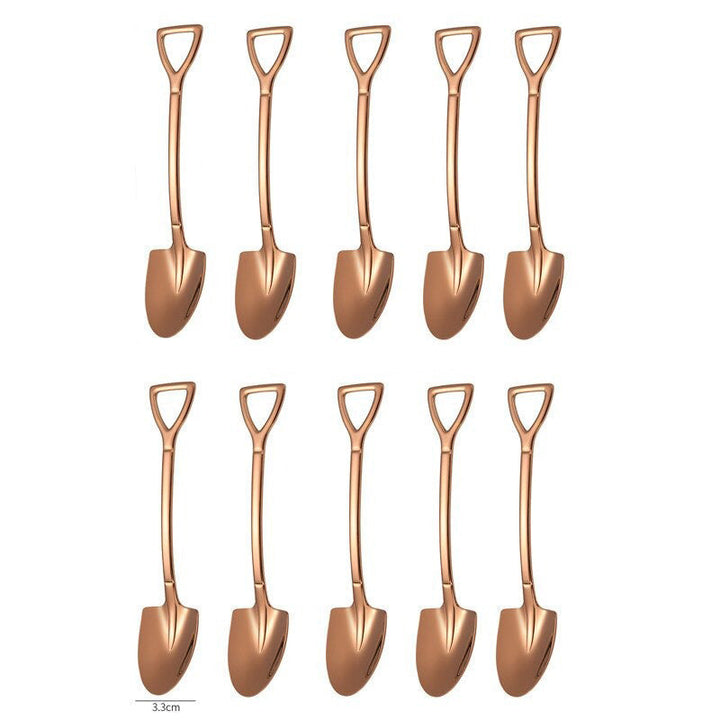 10PCS Kaffeelöffel Schaufel Dessertlöffel Teelöffel Rührlöffel | Karnz