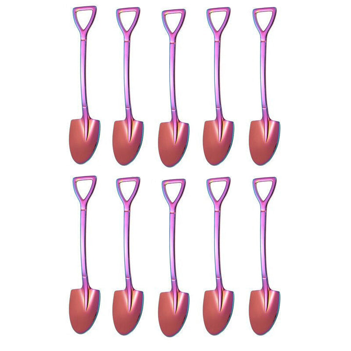 10PCS Kaffeelöffel Schaufel Dessertlöffel Teelöffel Rührlöffel | Karnz