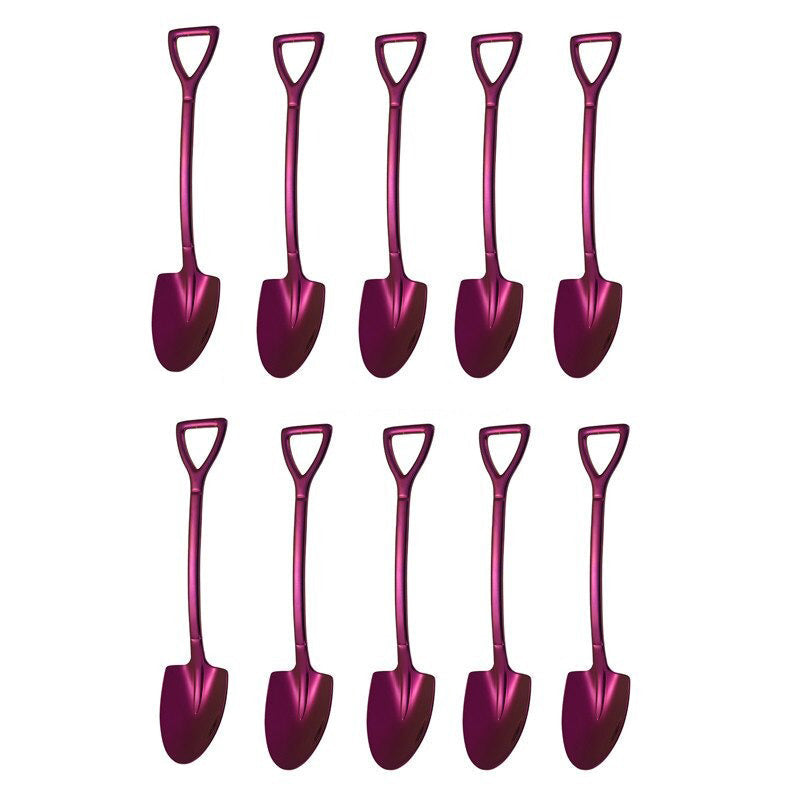 10PCS Kaffeelöffel Schaufel Dessertlöffel Teelöffel Rührlöffel | Karnz