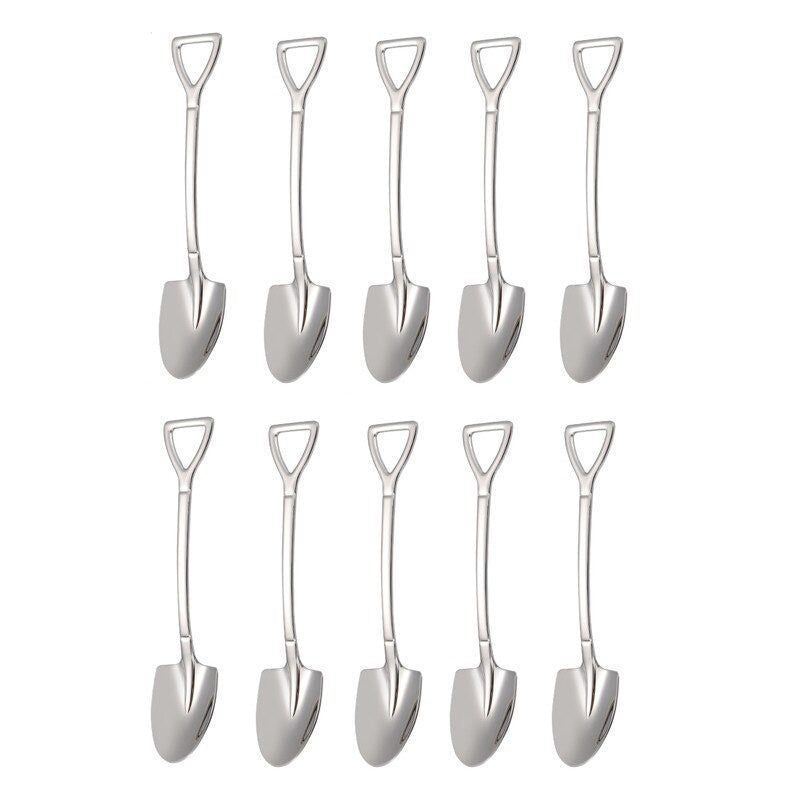 10PCS Kaffeelöffel Schaufel Dessertlöffel Teelöffel Rührlöffel | Karnz