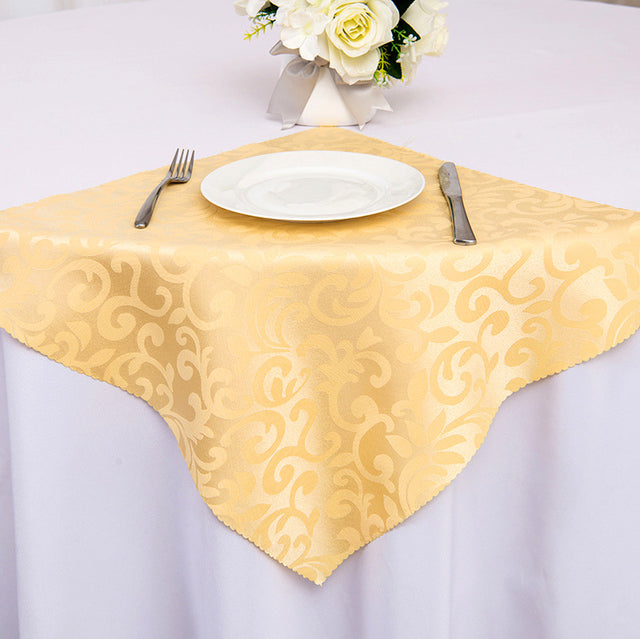 10 Stück Polyester Jacquard Tischservietten Dinner Servietten Taschentücher | Karnz