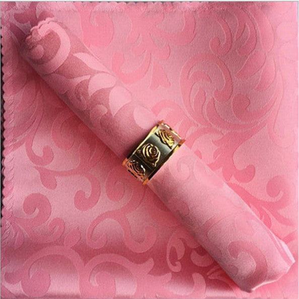 10 Stück Polyester Jacquard Tischservietten Dinner Servietten Taschentücher | Karnz