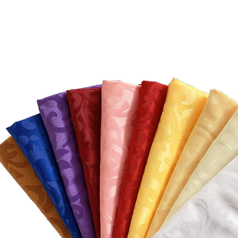 10 Stück Polyester Jacquard Tischservietten Dinner Servietten Taschentücher | Karnz