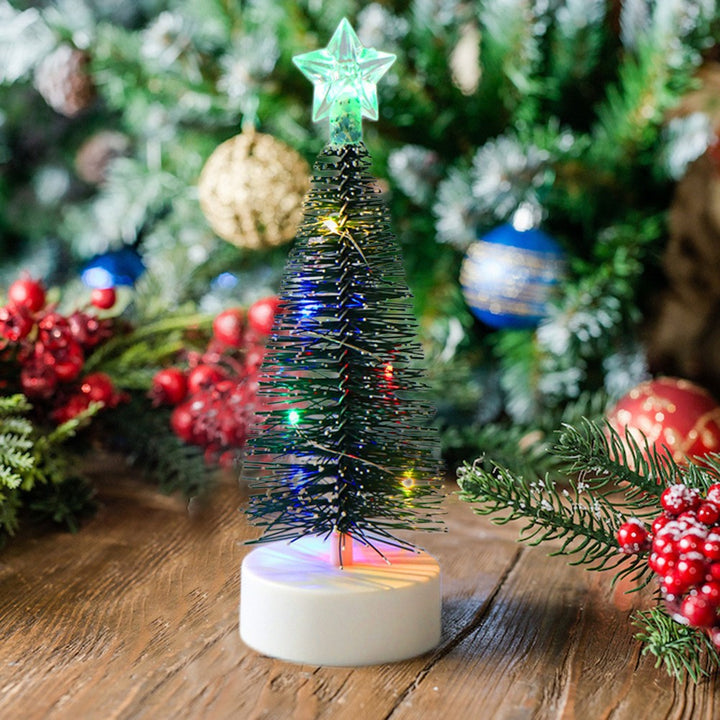 Mini-LED-Weihnachtsbaum-Tischdekoration