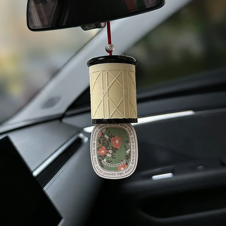 Retro-AutoDufthänger für Rückspiegel, Zylinder-Design
