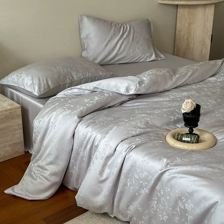 Tencel-Bettwäsche-Set, 4-teilig, kühlend und elegant