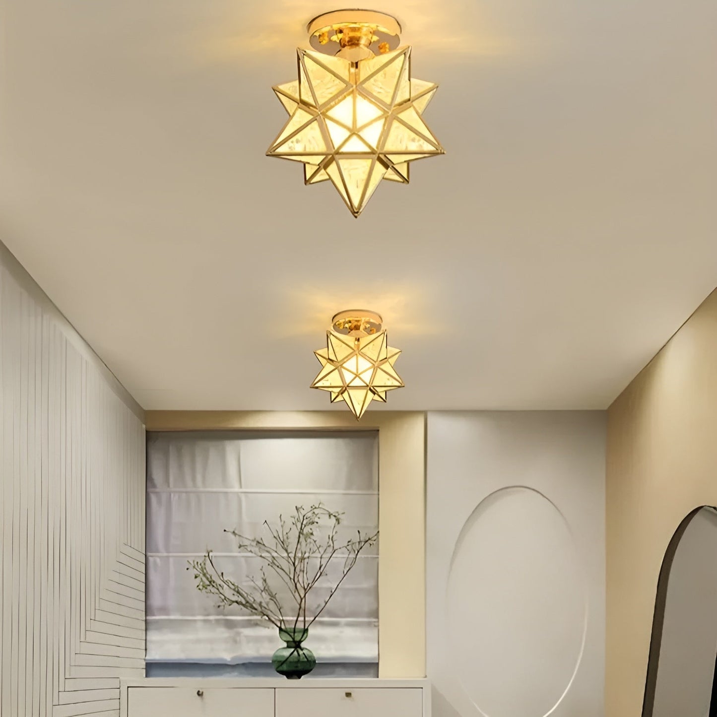 HaloStar Light – Elegante LED-Sternenleuchte für die Decke