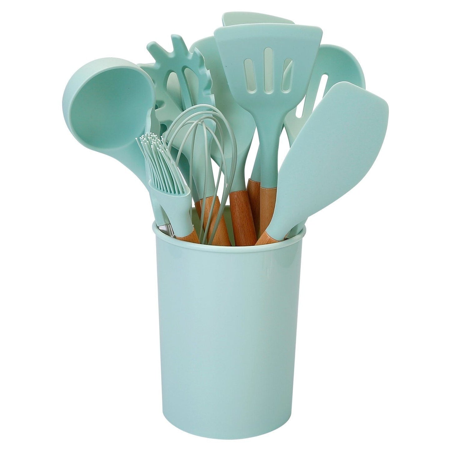 11-teiliges Silikon-Kochgeschirr-Set