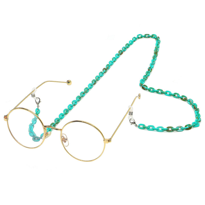 Chunky Harz Brillen Kette Karnz