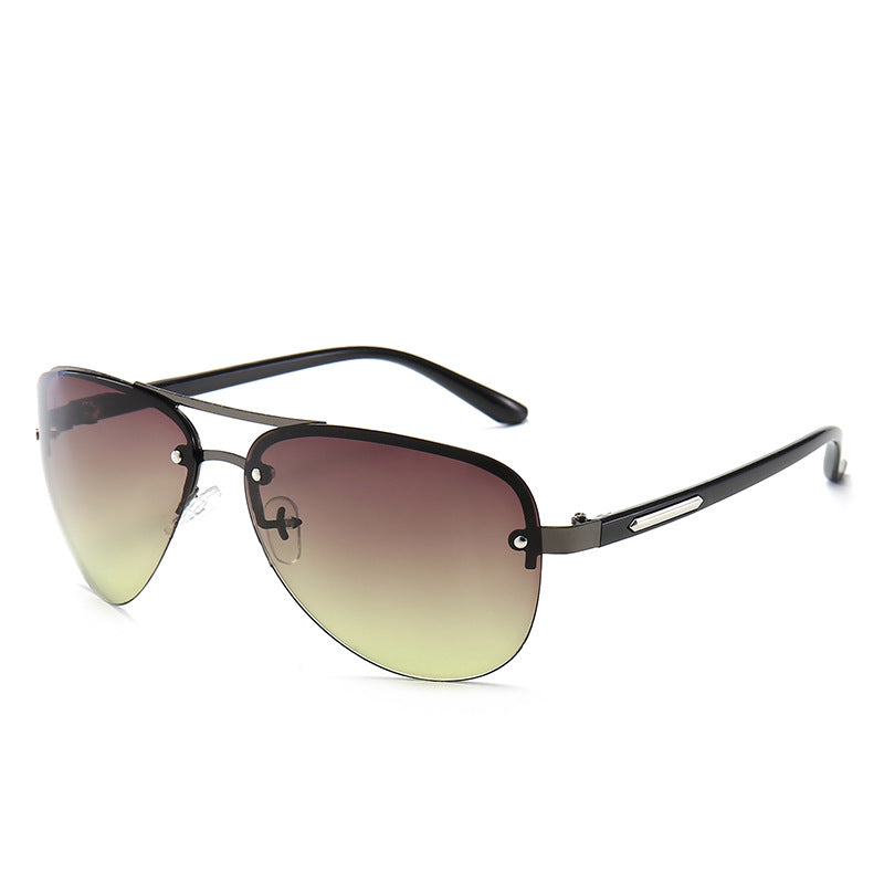 Damen elegante Flieger-Sonnenbrille Karnz