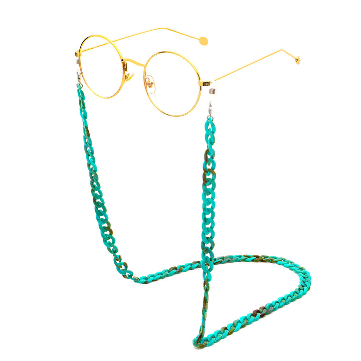 Chunky Harz Brillen Kette Karnz