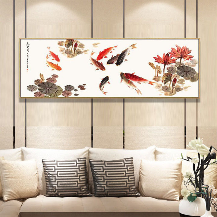 Dekorative Koi Fisch Wandkunst