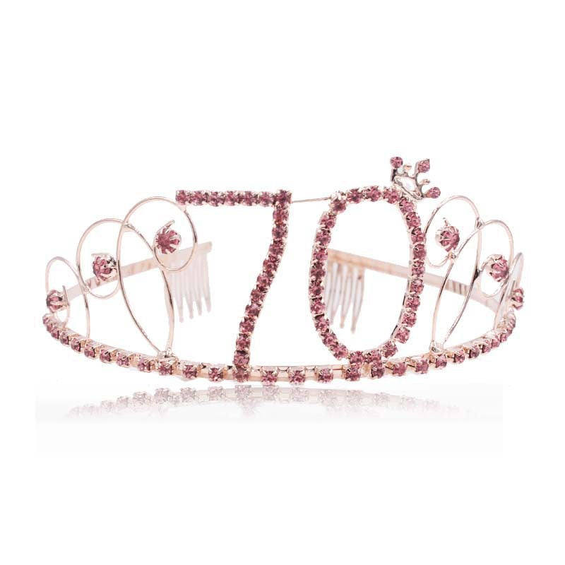 Damen Glitzernde Tiara für den 16. Geburtstag Karnz