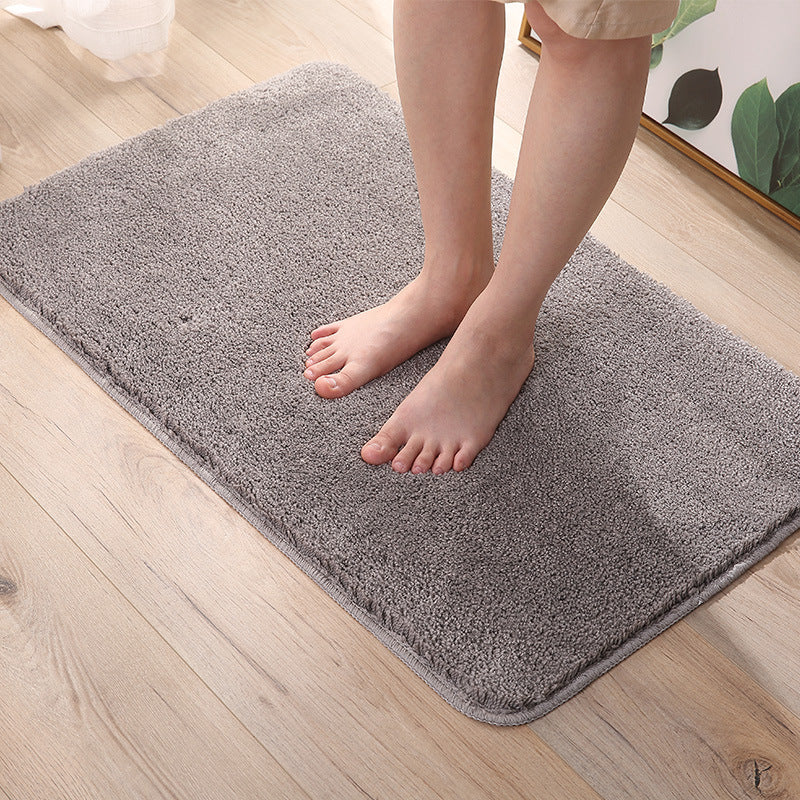 Weicher Plüsch-Badeteppich für das Badezimmer