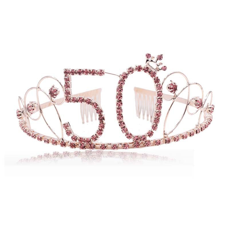 Damen Glitzernde Tiara für den 16. Geburtstag Karnz