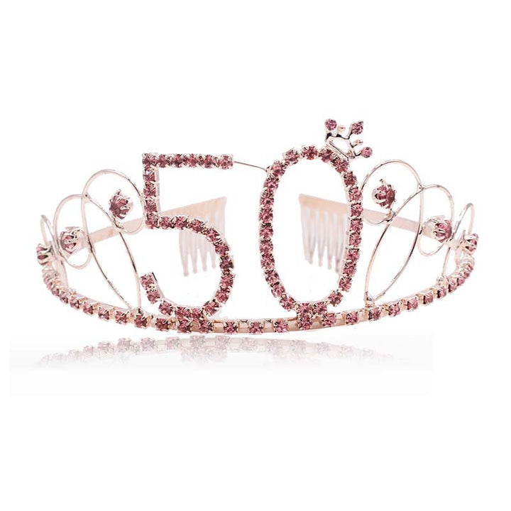 Damen Glitzernde Tiara für den 16. Geburtstag Karnz