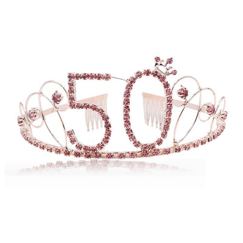Damen Glitzernde Tiara für den 16. Geburtstag Karnz