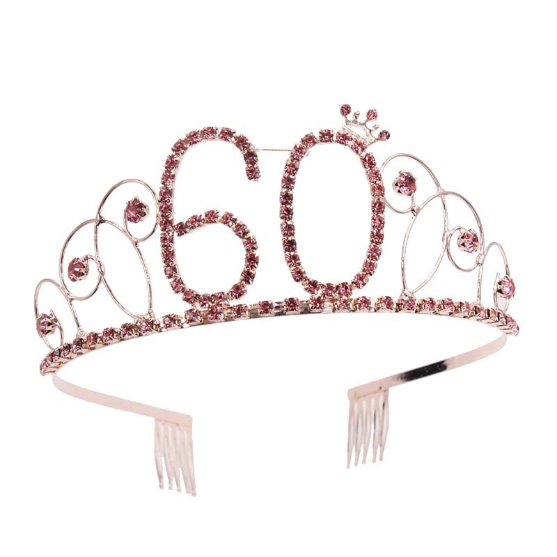 Damen Glitzernde Tiara für den 16. Geburtstag Karnz