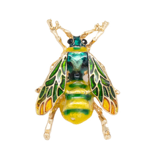 Künstlerische, von Insekten inspirierte Brosche Karnz