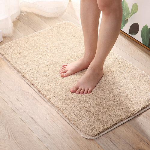 Weicher Plüsch-Badeteppich für das Badezimmer