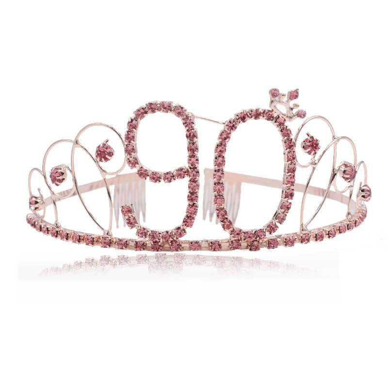 Damen Glitzernde Tiara für den 16. Geburtstag Karnz