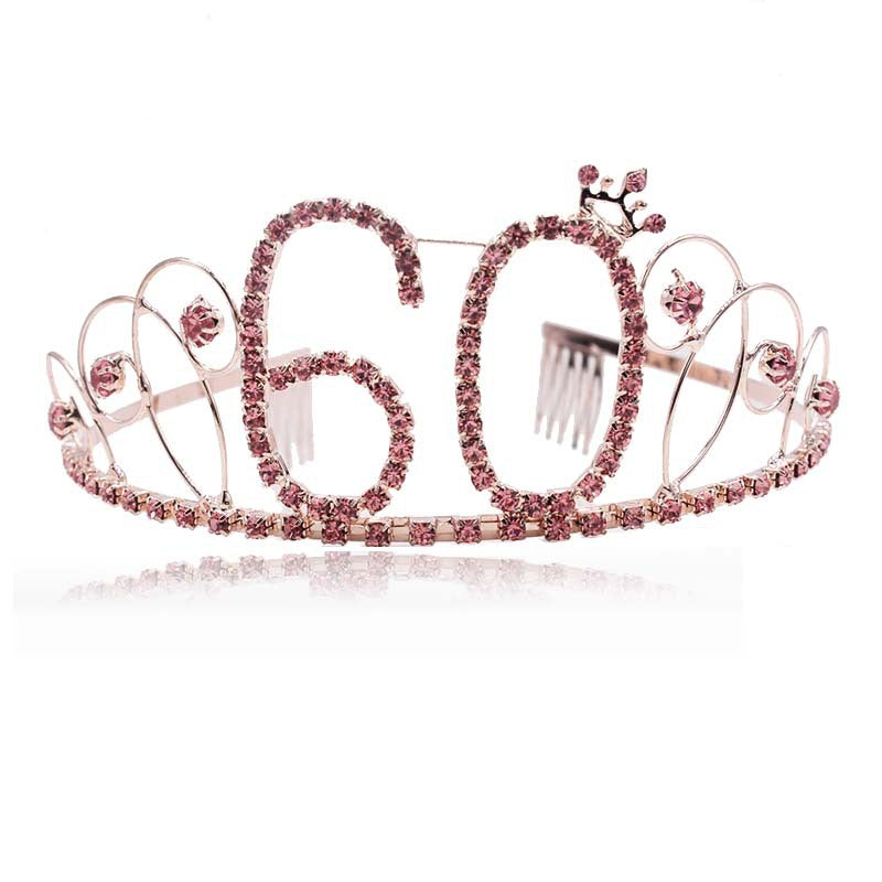Damen Glitzernde Tiara für den 16. Geburtstag Karnz