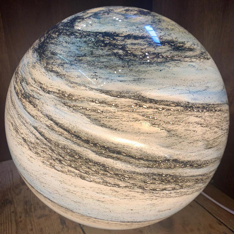 Glas Mondlampe Karnz