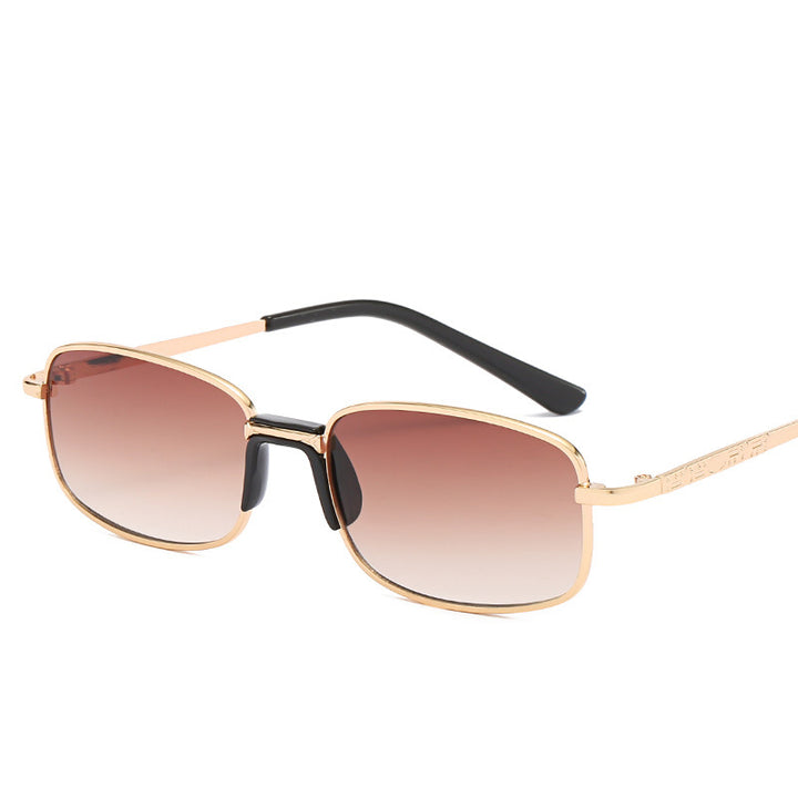 Stilvolle Anguläre Rechteck-Sonnenbrille Karnz