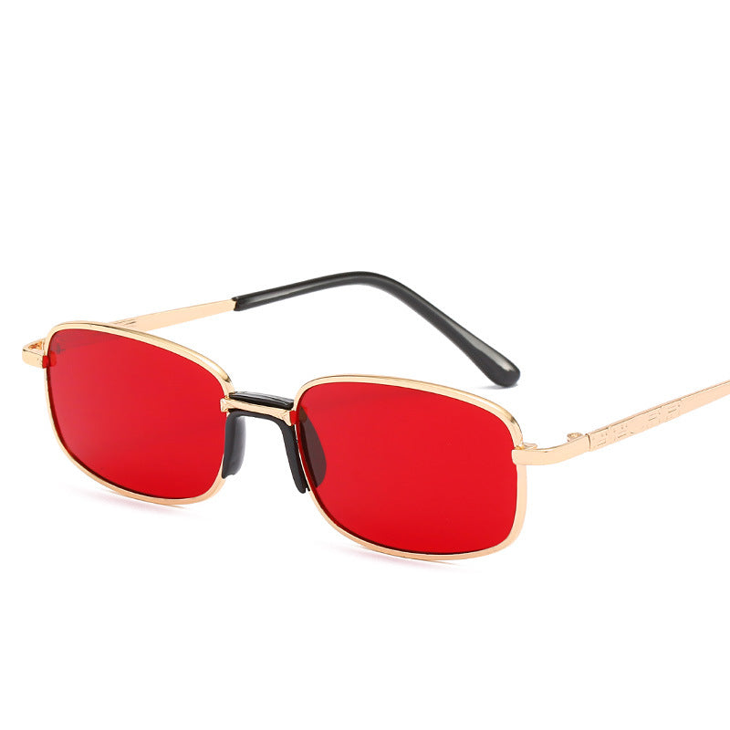 Stilvolle Anguläre Rechteck-Sonnenbrille Karnz