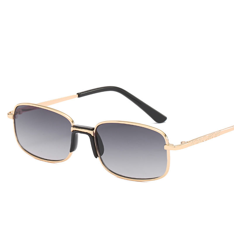 Stilvolle Anguläre Rechteck-Sonnenbrille Karnz