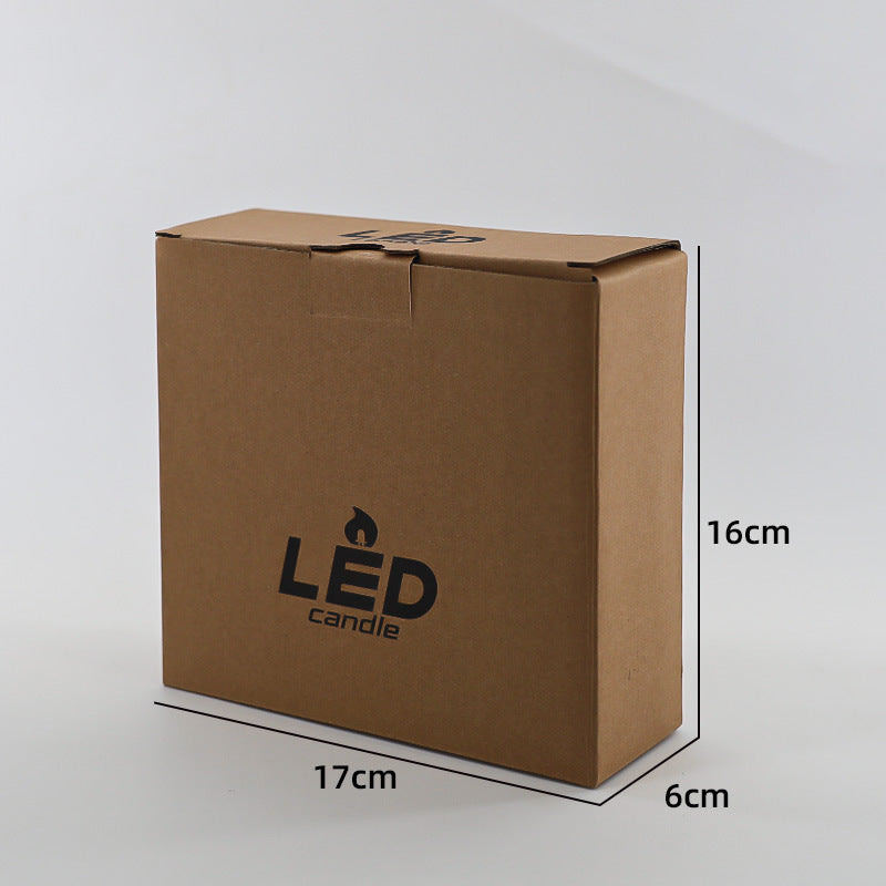 LED-Echtwachs-Optik Kerze mit beweglicher Flamme