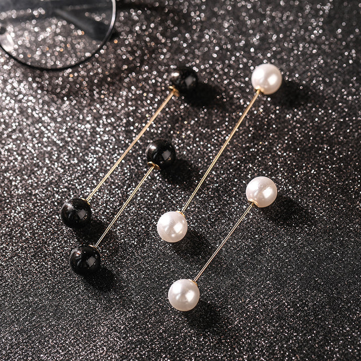 Modern Ball-Stud Brosche Set Karnz