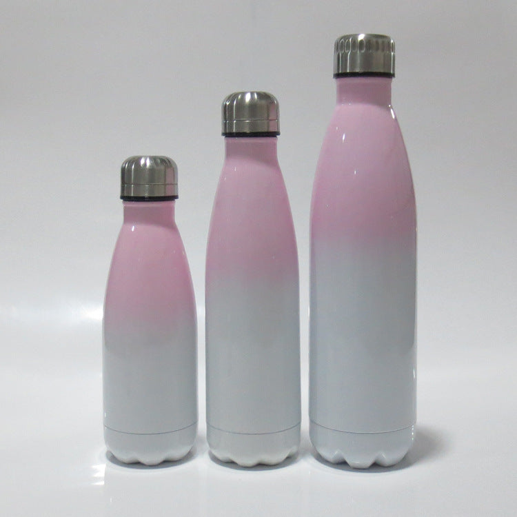Damen Edelstahl Isolierflasche mit innovativer Grip-Oberfläche Karnz