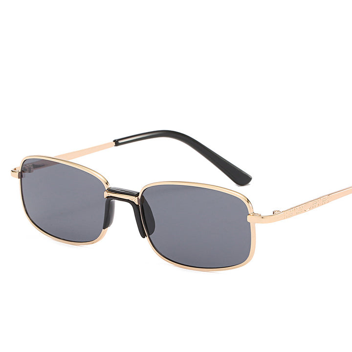 Stilvolle Anguläre Rechteck-Sonnenbrille Karnz